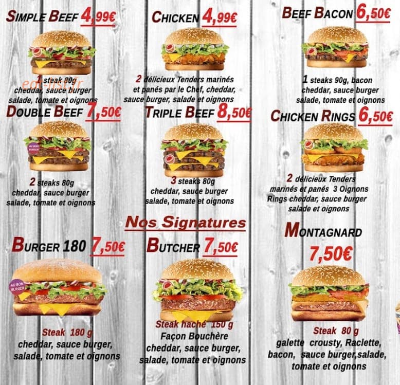 FourChef — carte page 2