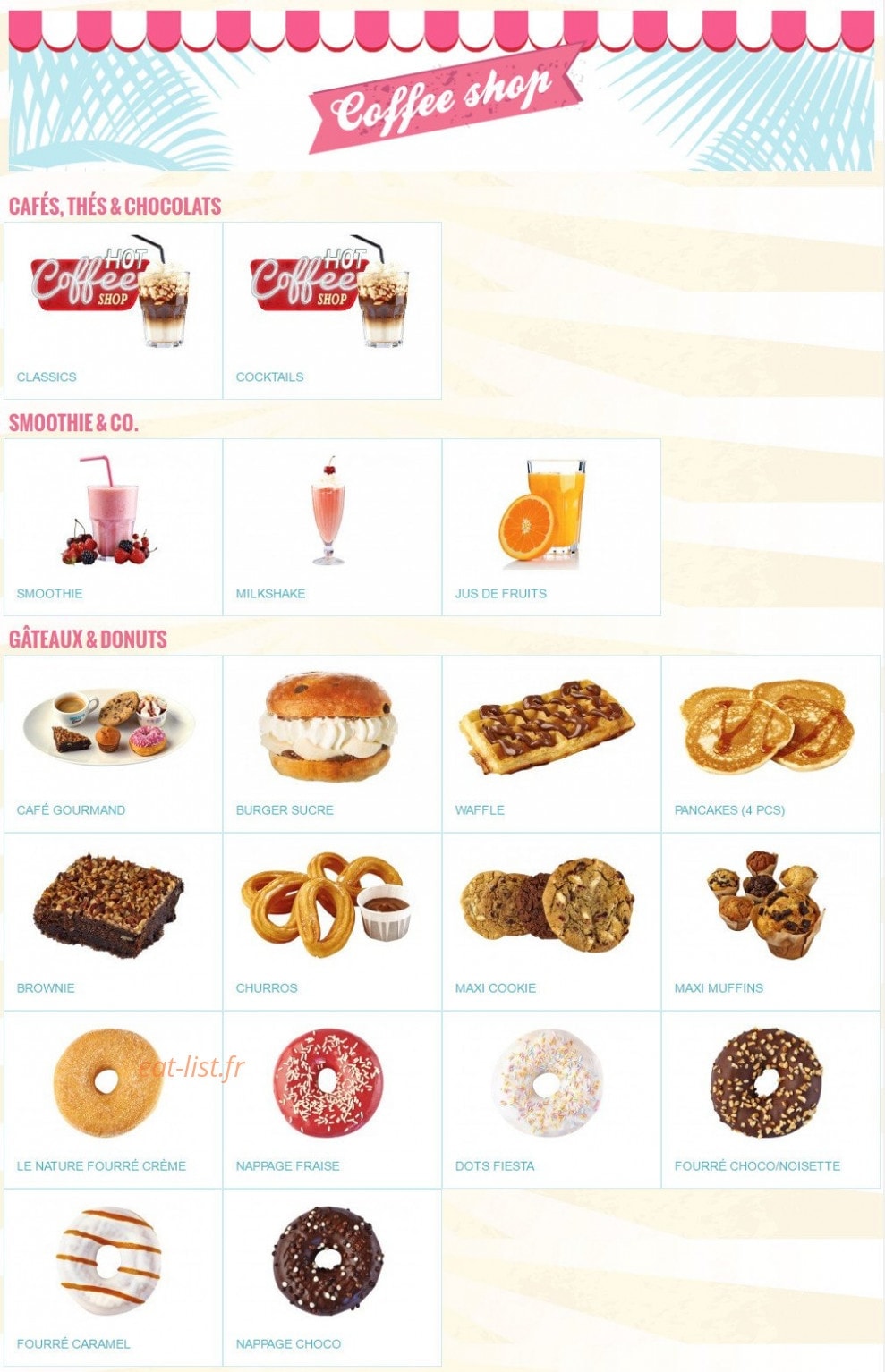 Holly's diner — carte page 6