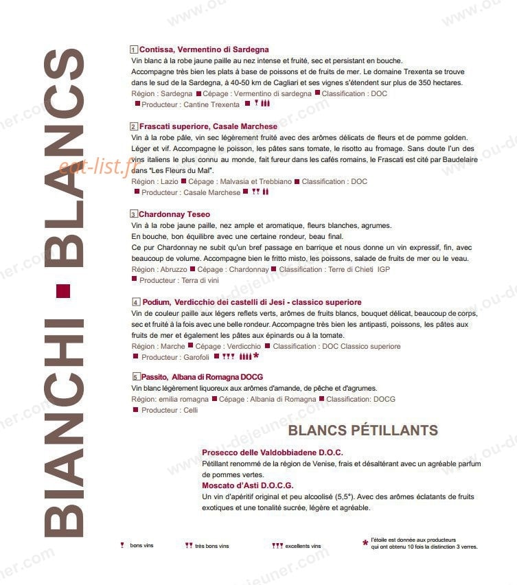 Il Ristorante — carte page 9
