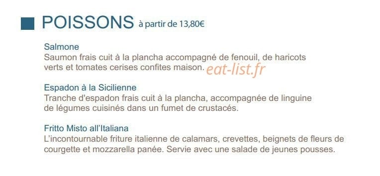 Il Ristorante — carte page 7