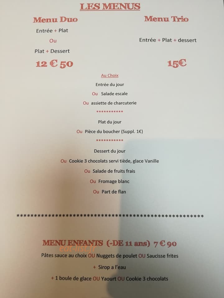 L'escale — carte page 3