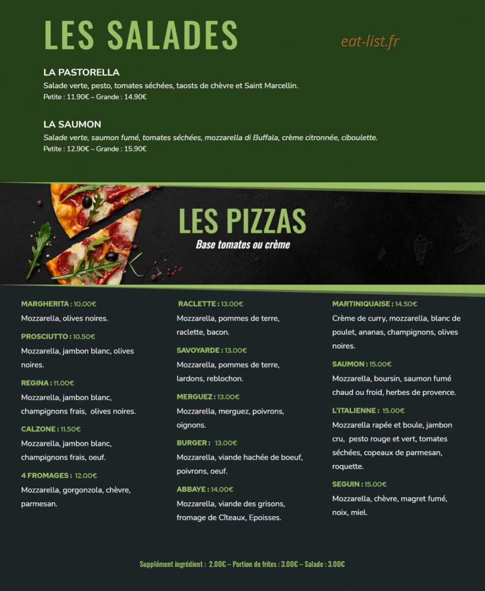 Quetign'eat — carte page 6