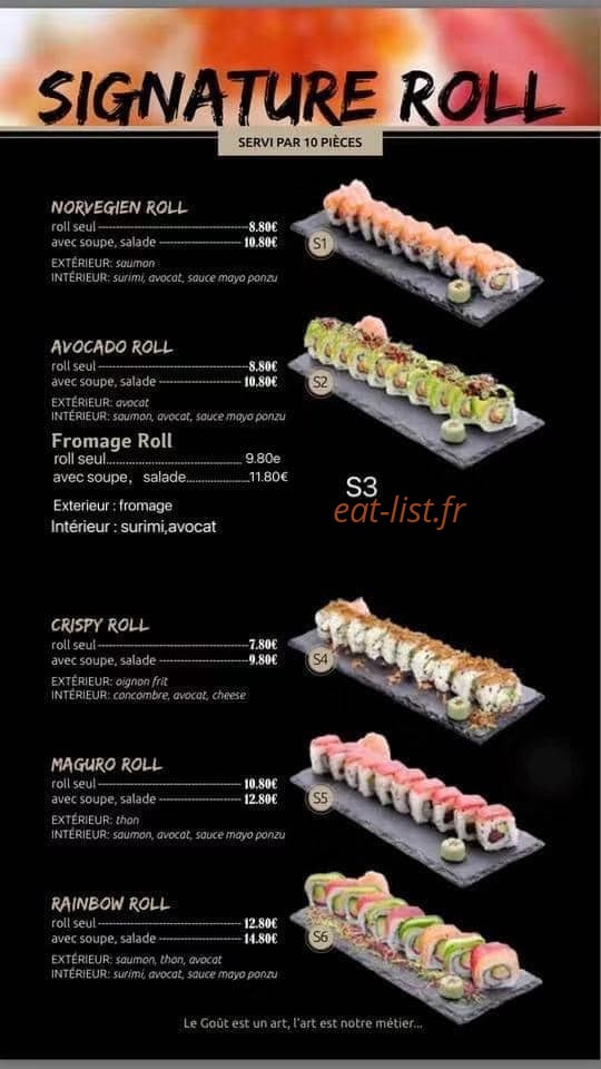 Ace Sushi — carte page 8