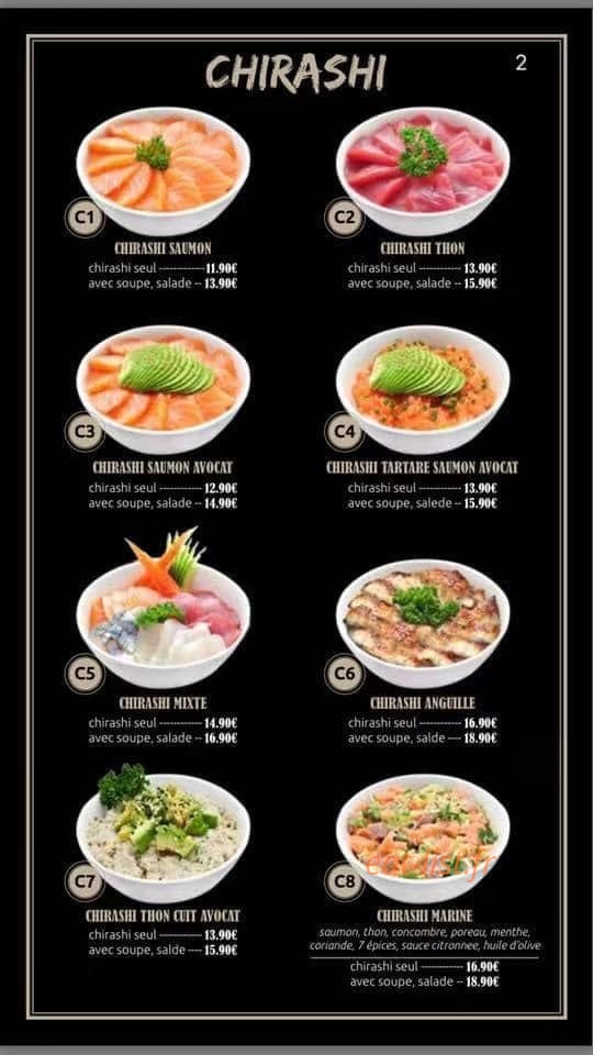 Ace Sushi — carte page 13
