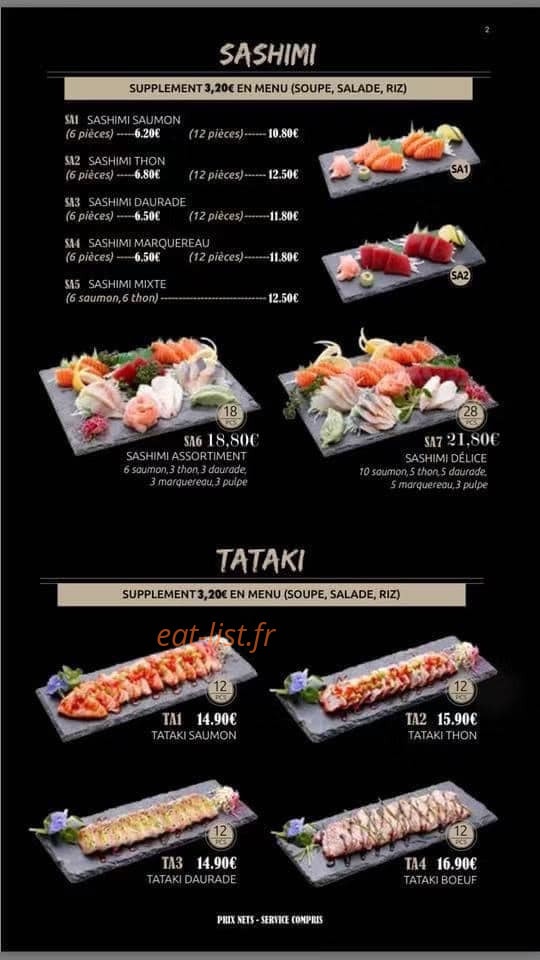 Ace Sushi — carte page 15