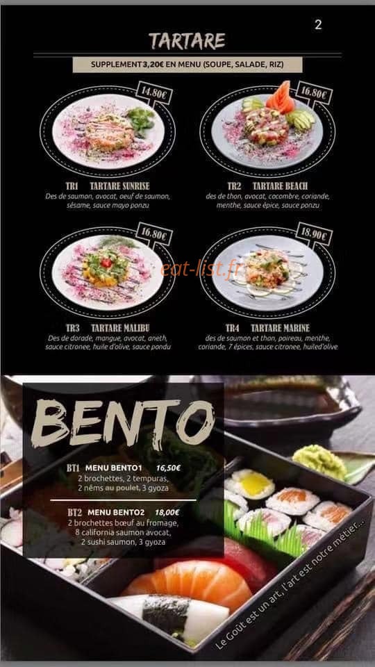 Ace Sushi — carte page 16