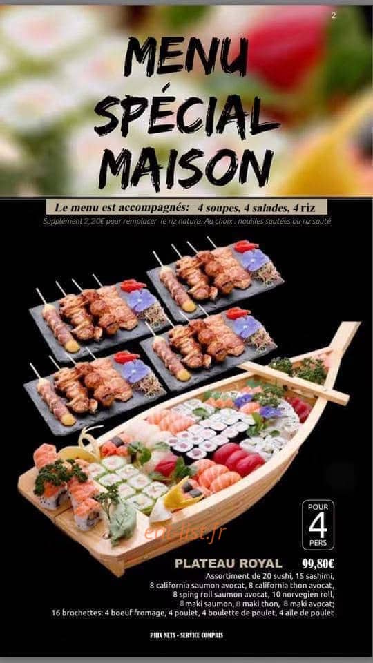 Ace Sushi — carte page 4