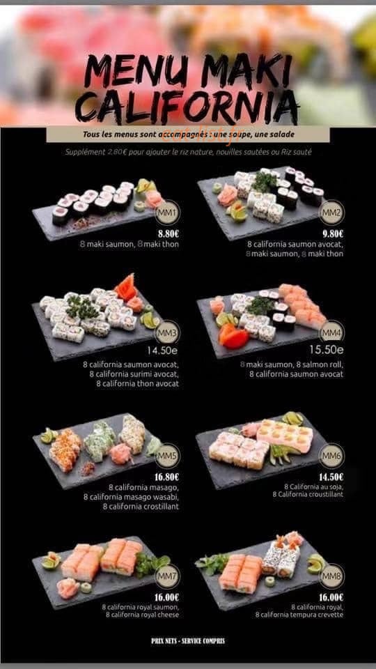 Ace Sushi — carte page 3