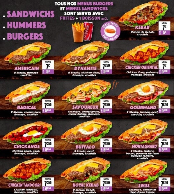 Allo Pizza — carte page 6