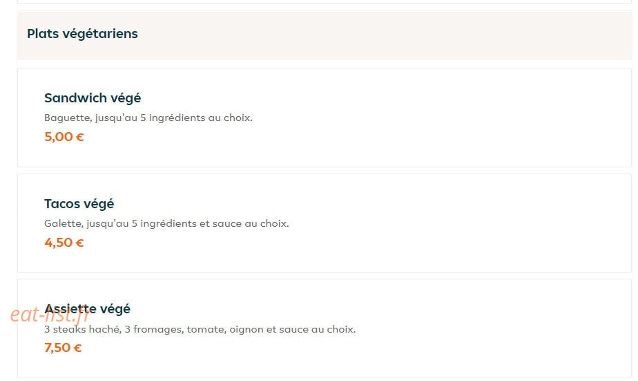 Allo Tacos — carte page 14