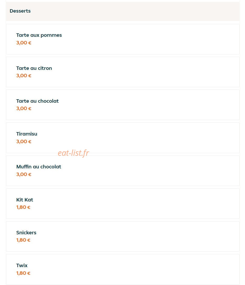 Allo Tacos — carte page 16