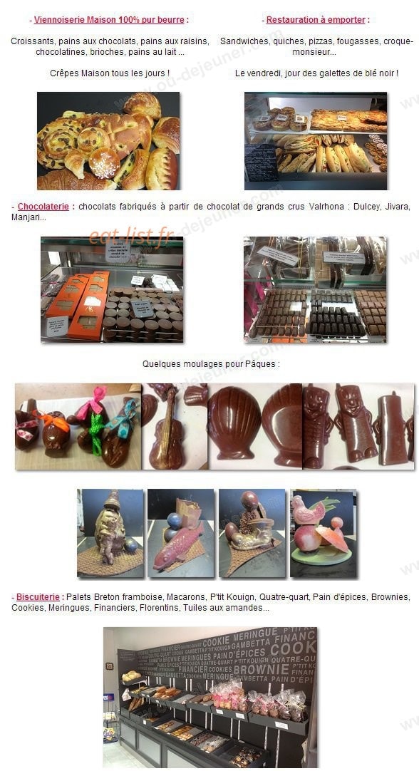 Au Boulevard — carte page 4