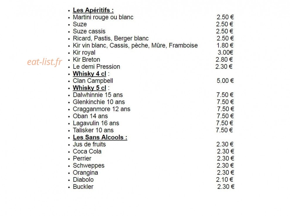 Au pot d'etain — carte page 4