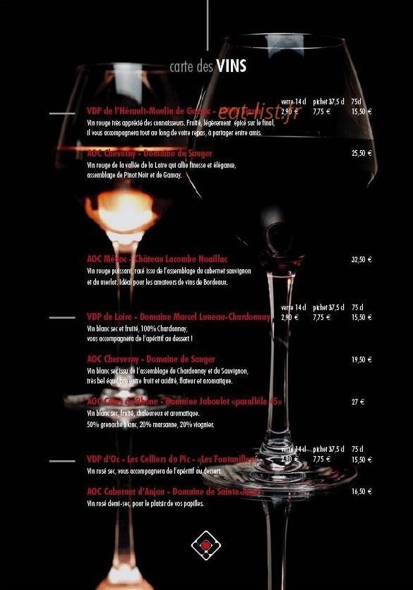 Au temps Sushi — carte page 11