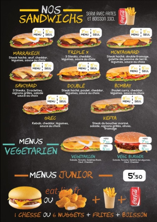 Delices food — carte page 3