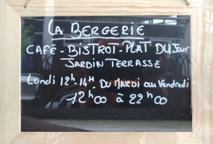 La Bergerie — carte page 1
