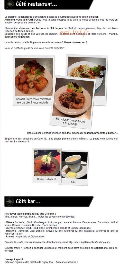 Le café 16 — carte page 1