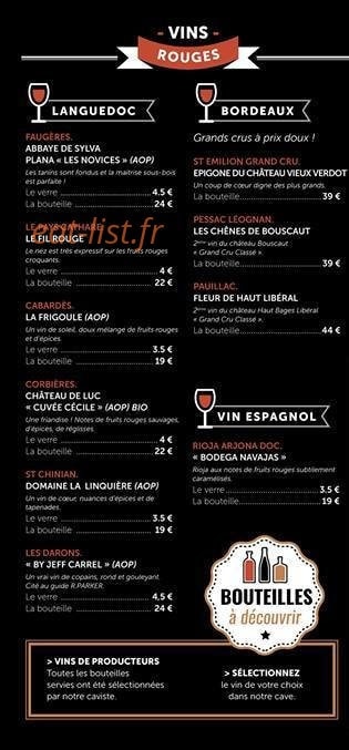 Le QG Rooftop Bar — carte page 2