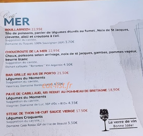 Le Quai Gourmand — carte page 4