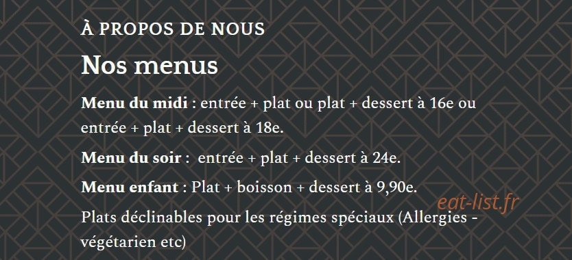 Le Quiproquo — carte page 1