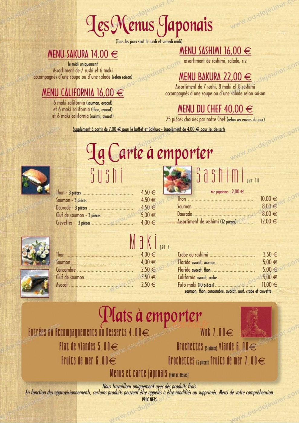 Les Relais d'Alsace — carte page 8