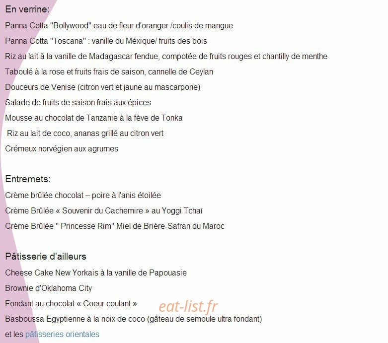 Pastilla tempura — carte page 7