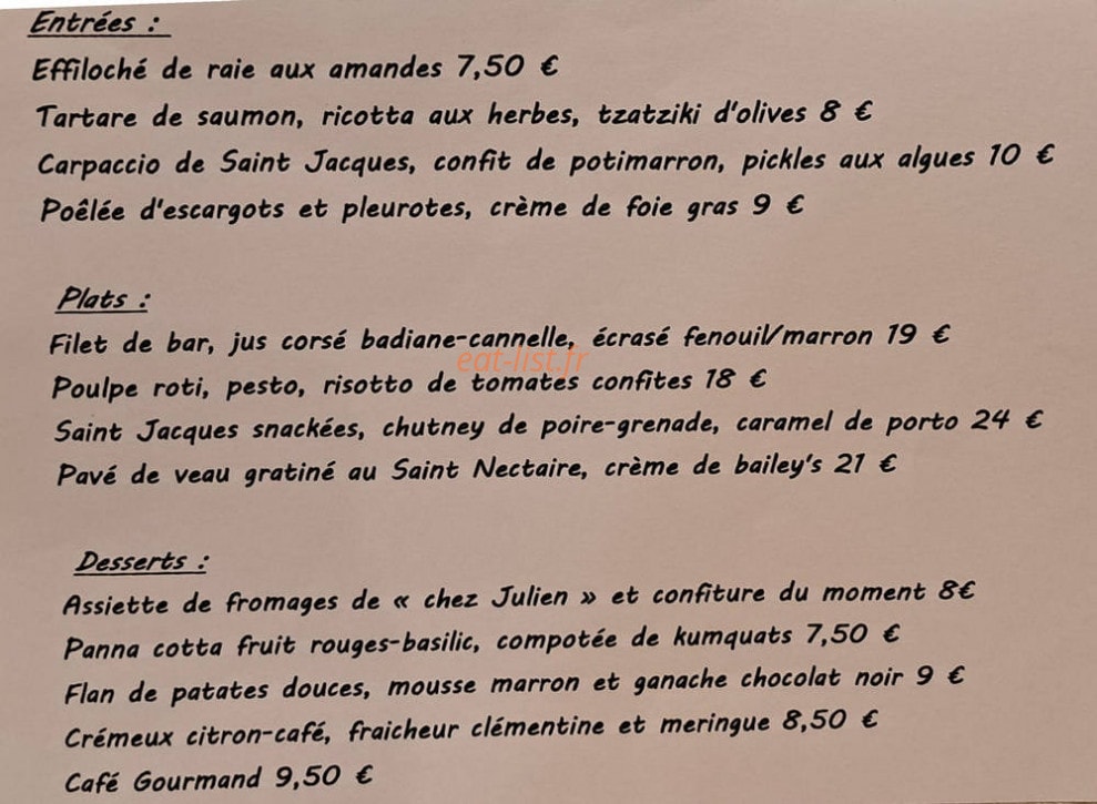 Au bout de la ligne — carte page 1