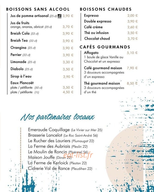 Crêperie Luun — carte page 6