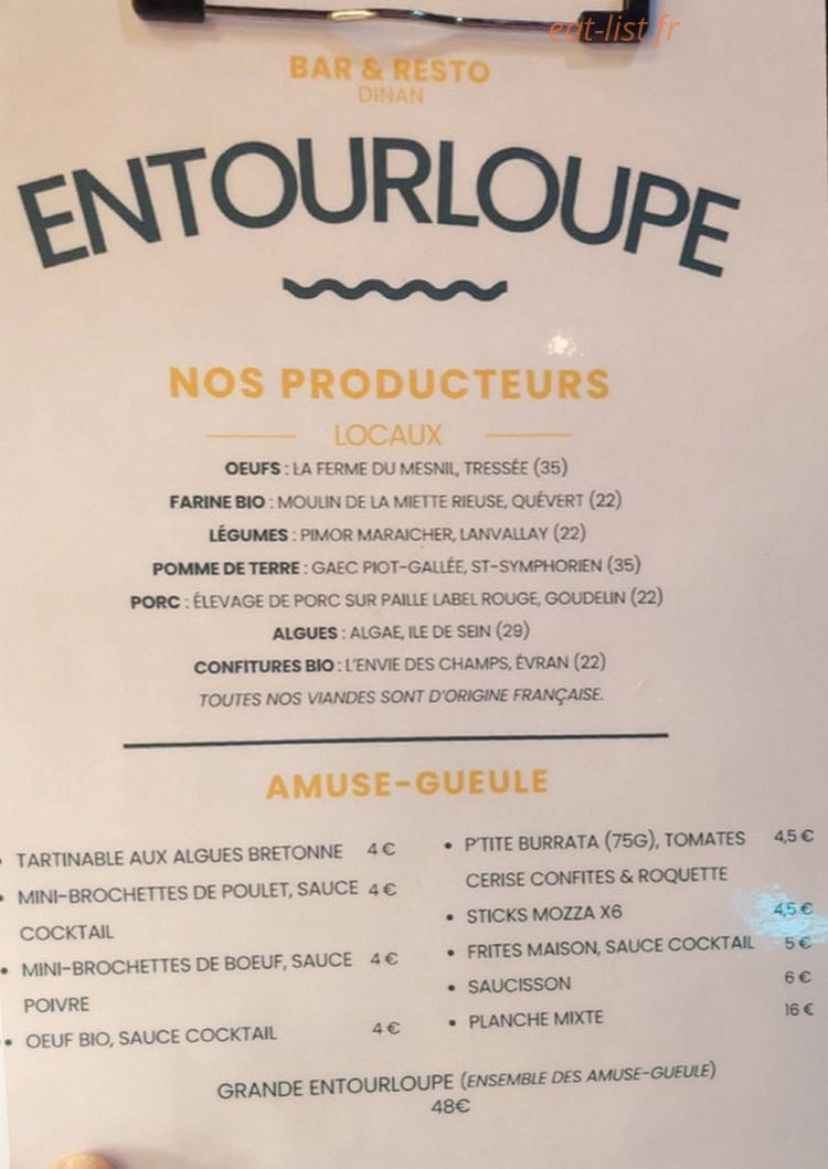 Entourloupe — carte page 1
