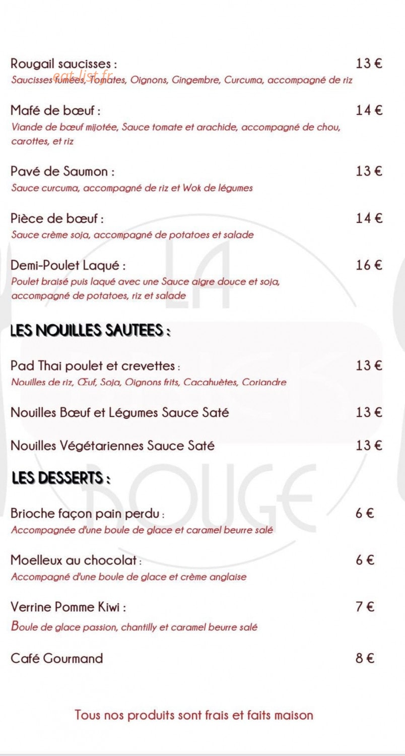 La Brick Rouge — carte page 3