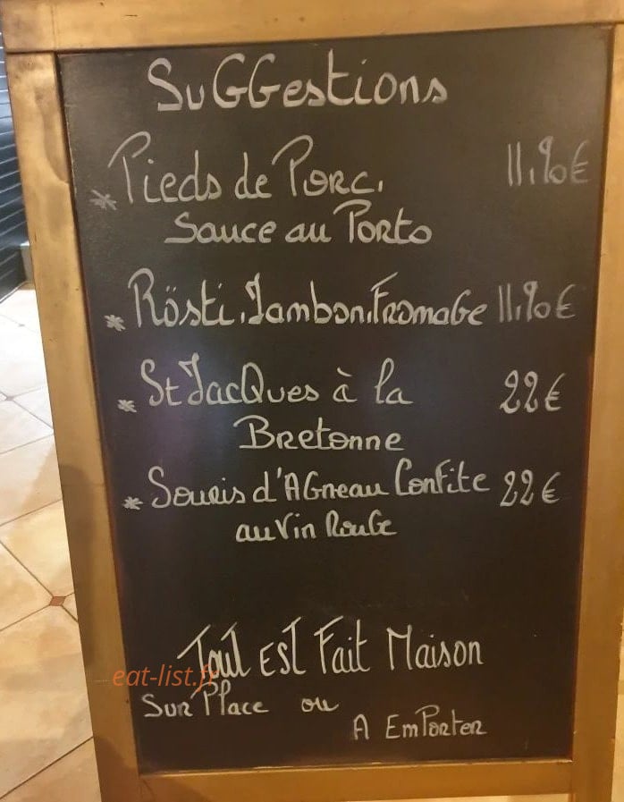 La Cloche — carte page 1