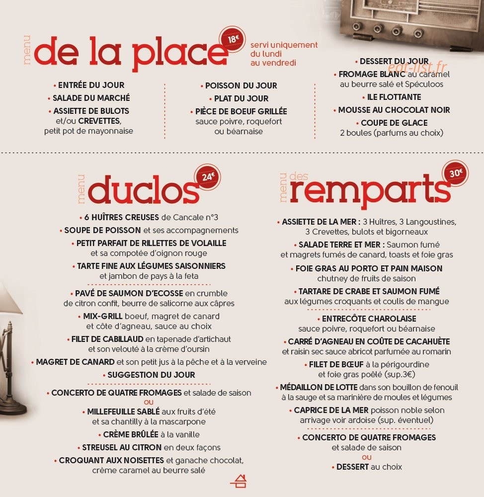Le 1 de la place — carte page 4