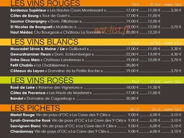 Le Café Noir — carte page 13