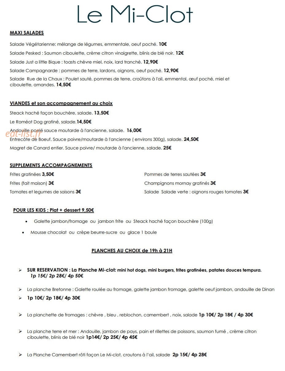 Le Mi-clot — carte page 5