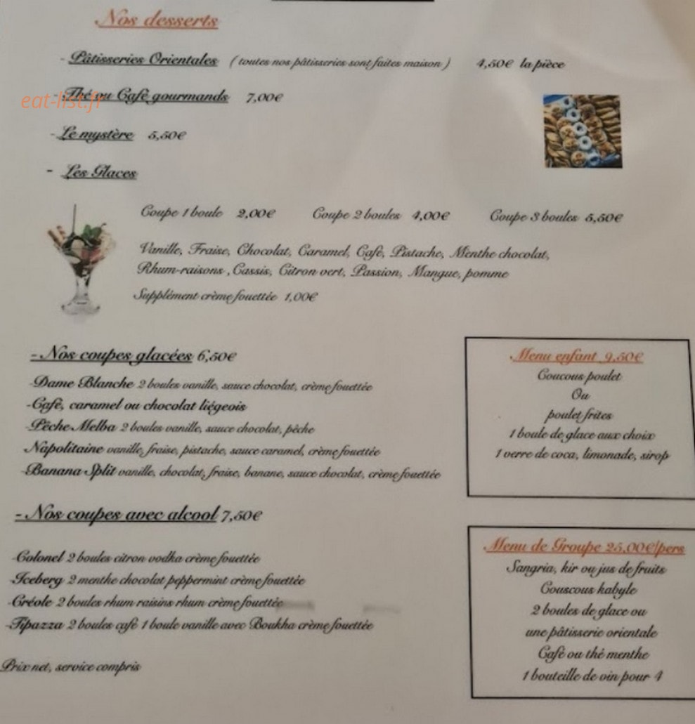 Le Tipazza — carte page 2