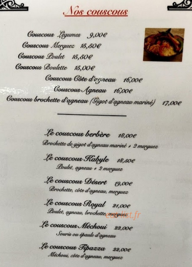 Le Tipazza — carte page 4