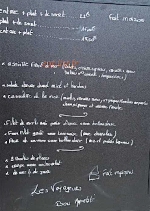 Les Voyageurs — carte page 1