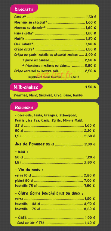 Sur le pouce ... — carte page 3