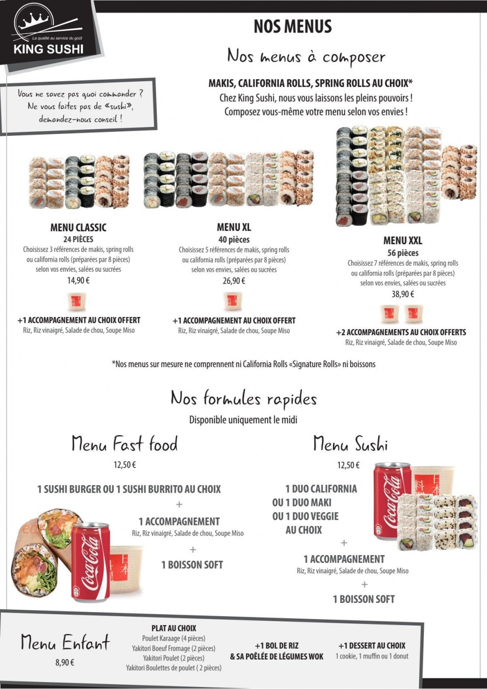 Sushi king — carte page 5