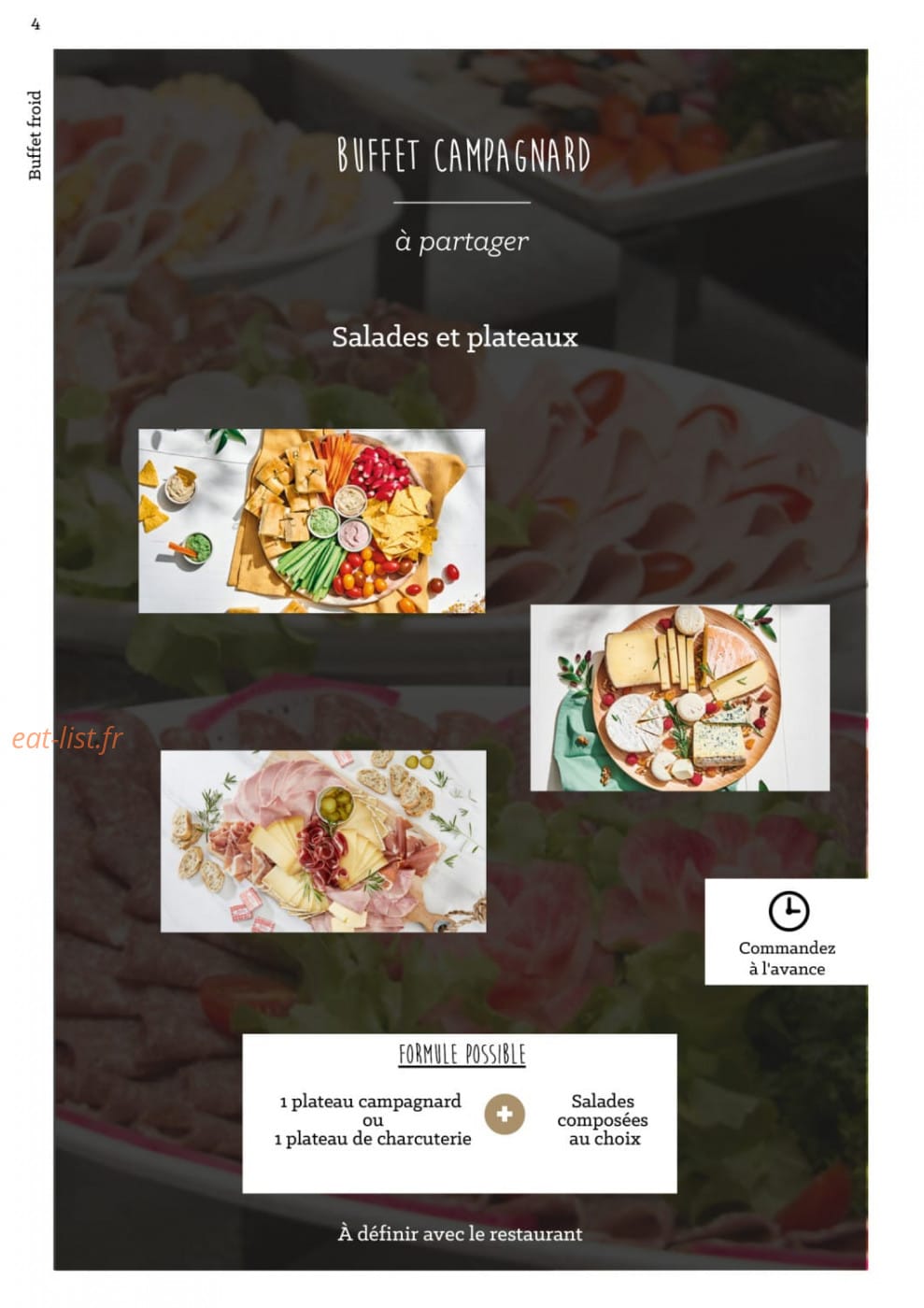 À La Part — carte page 7