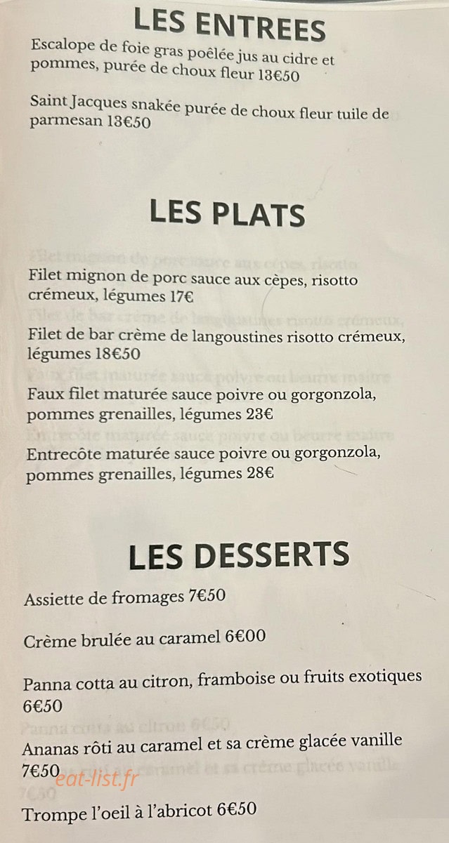 Le Diss’ — carte page 1