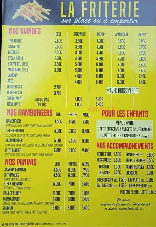 Cré1 ch'ti commerce — carte page 2