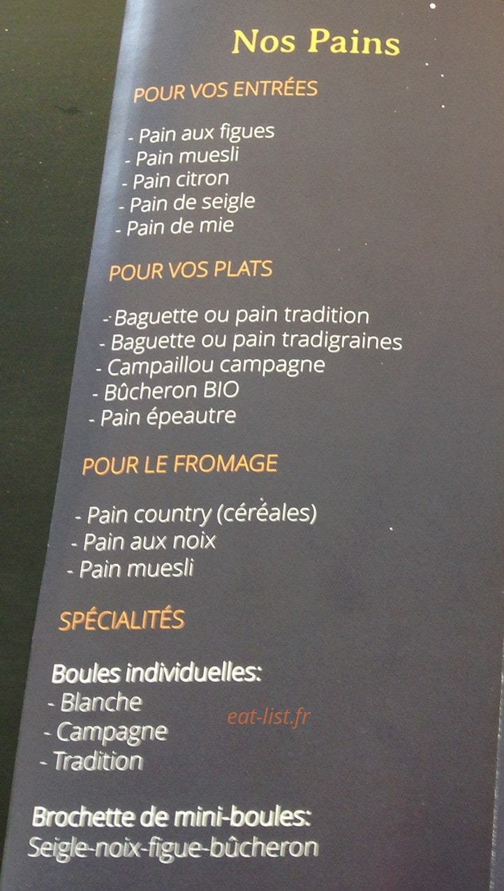 Boulangerie de L'Arguenon — carte page 1