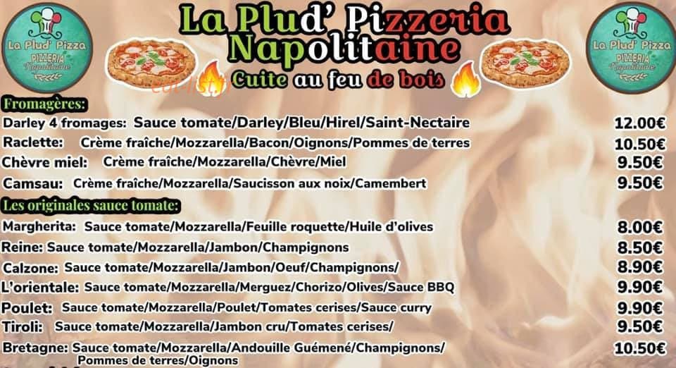 La Plud’ Pizza — carte page 2