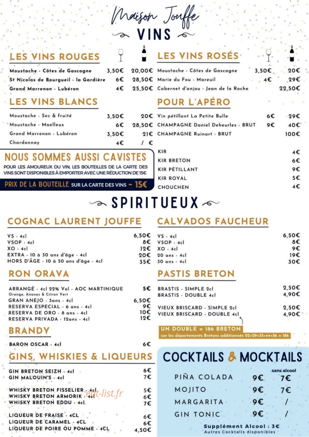 Maison Jouffe — carte page 3