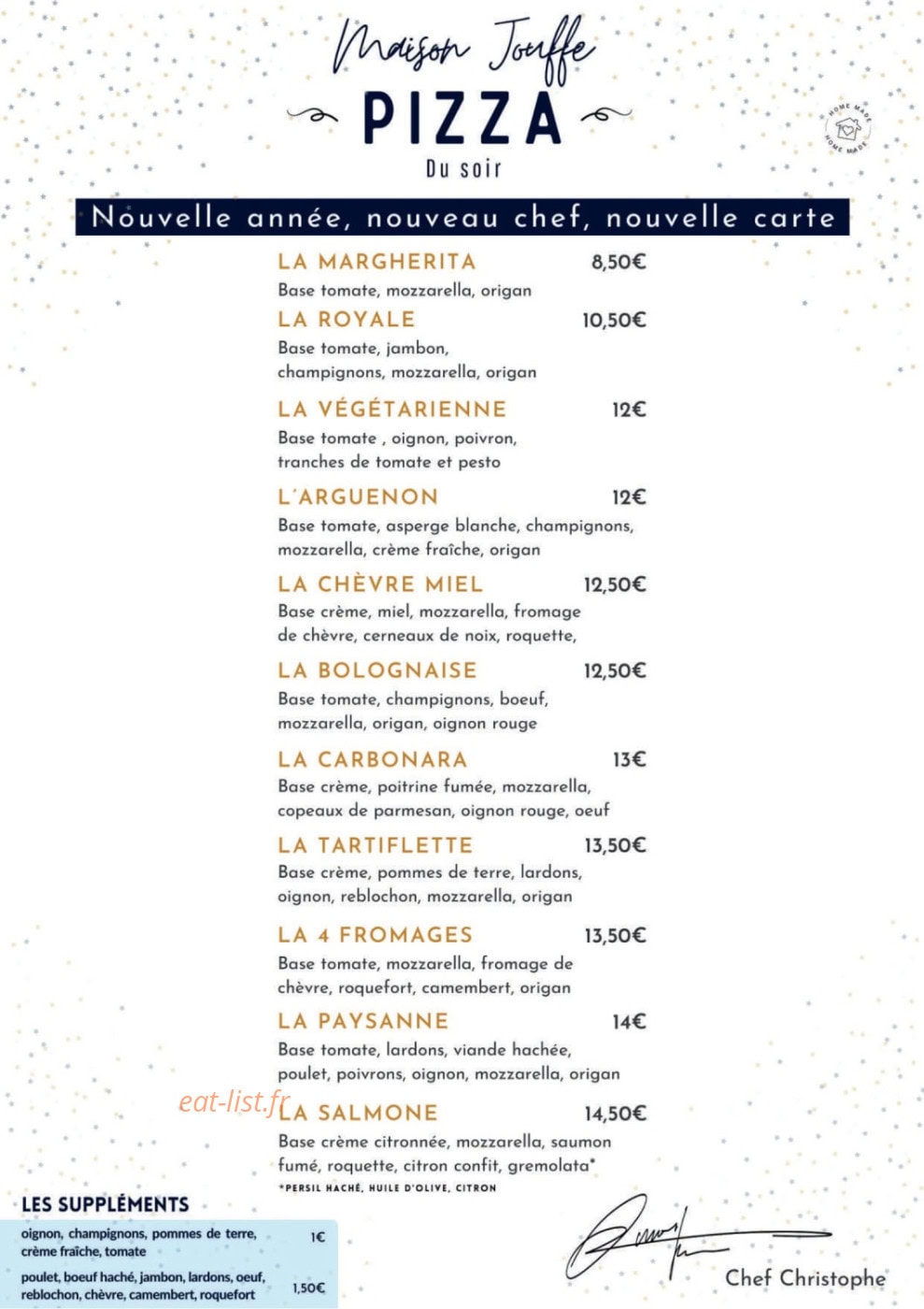 Maison Jouffe — carte page 2