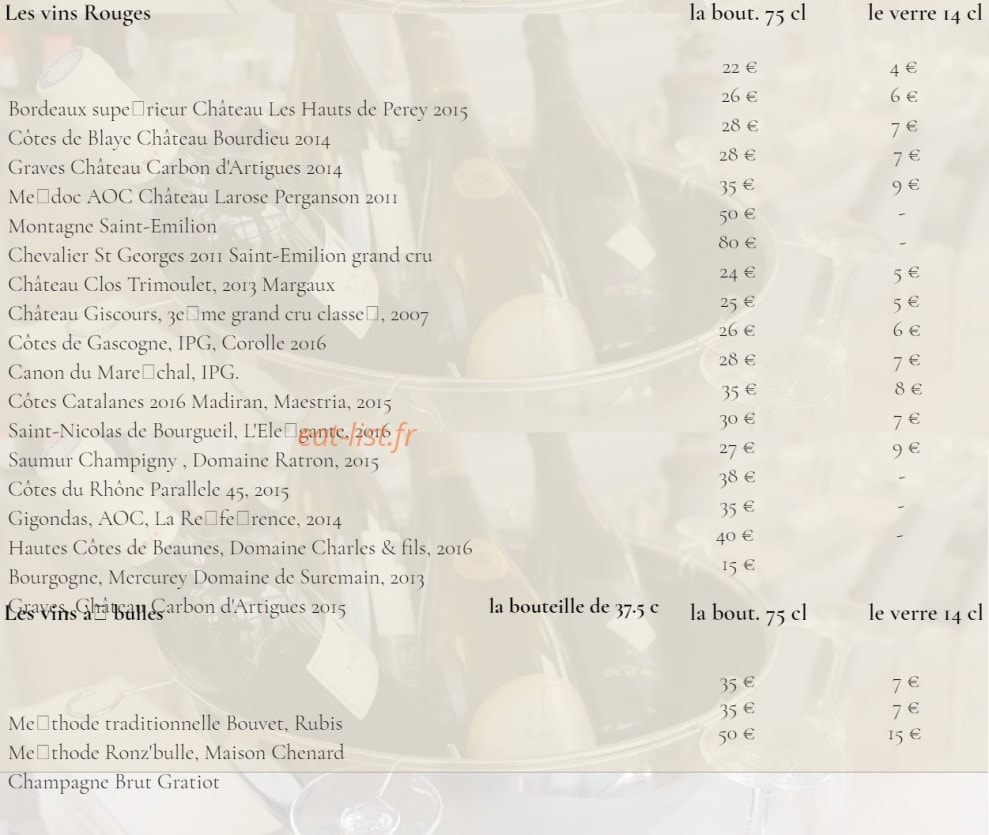 L' Aromatic — carte page 5