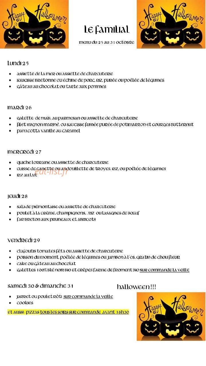 Le Familial — carte page 1