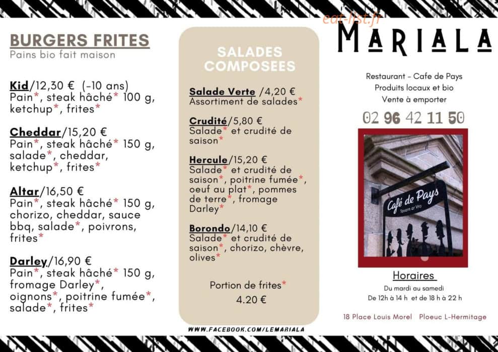 Le Mariala — carte page 1