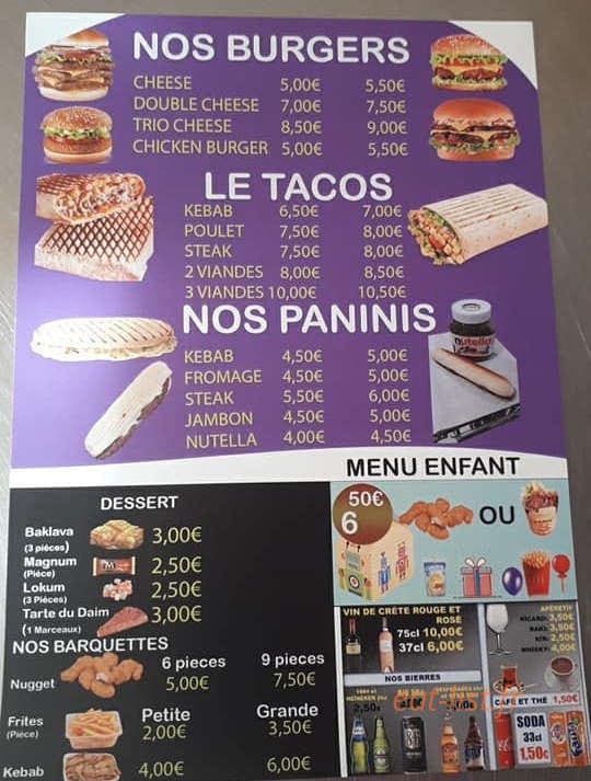 Istanbul Kebab — carte page 2